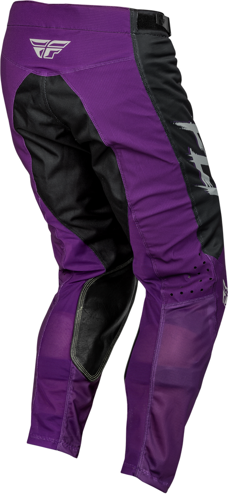 FLY RACING KINETIC MESH RAVE PANTS BLACK/PURPLE/SILVER SZ 30 Fly