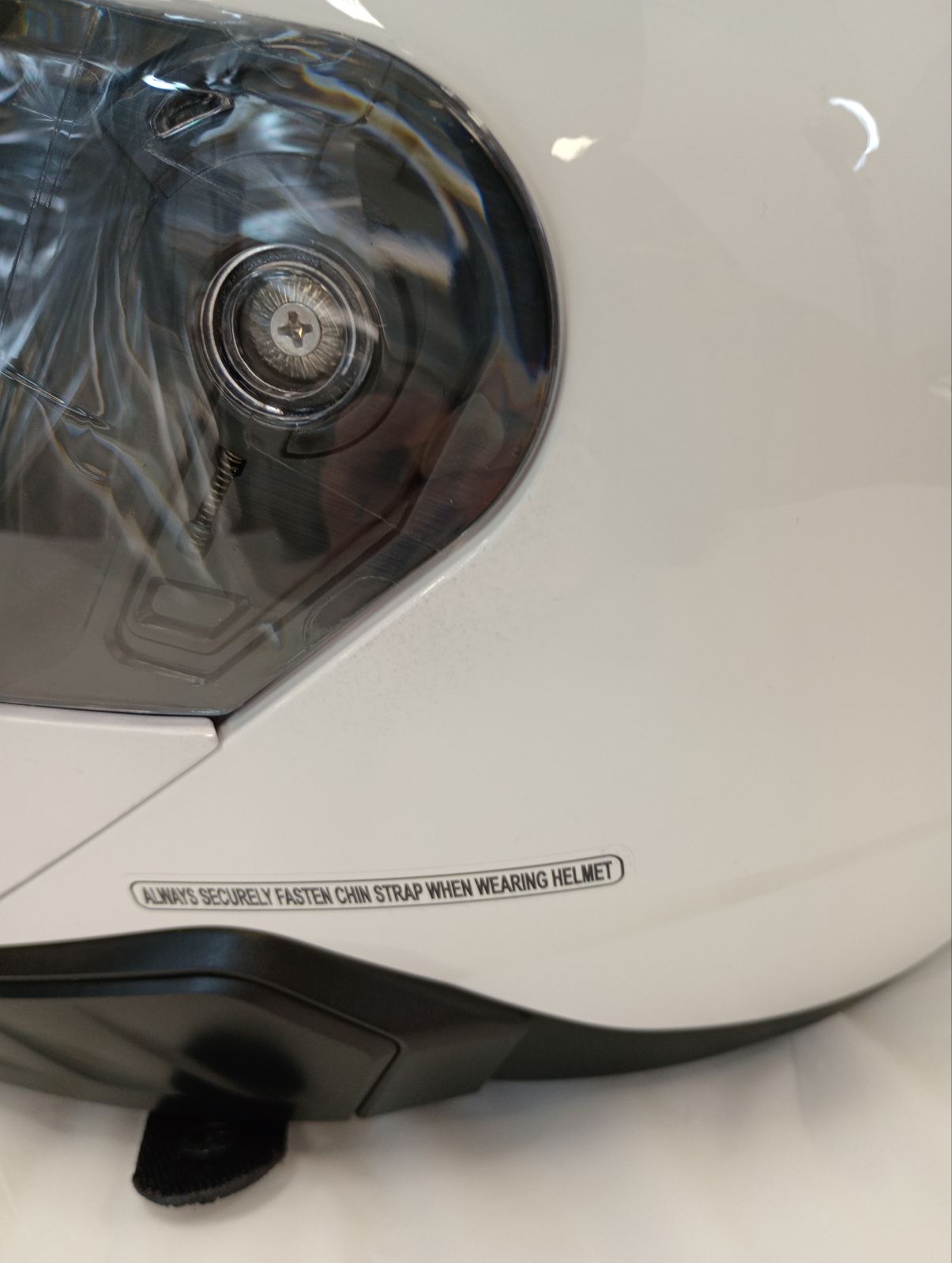 HJC i91 Modular Helmet (Large, White) USED