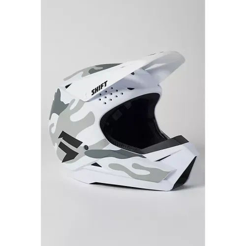 Shift Racing White Label Camo Youth Helmet Shift