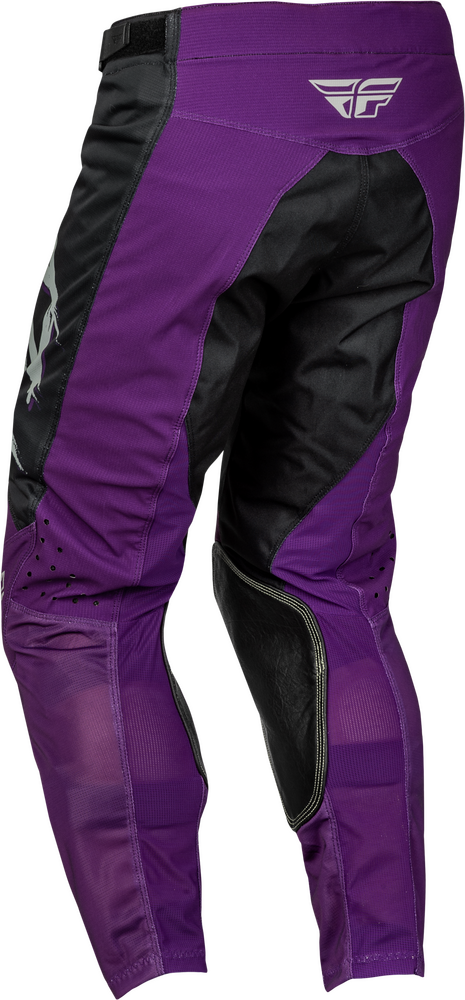FLY RACING KINETIC MESH RAVE PANTS BLACK/PURPLE/SILVER SZ 30 Fly
