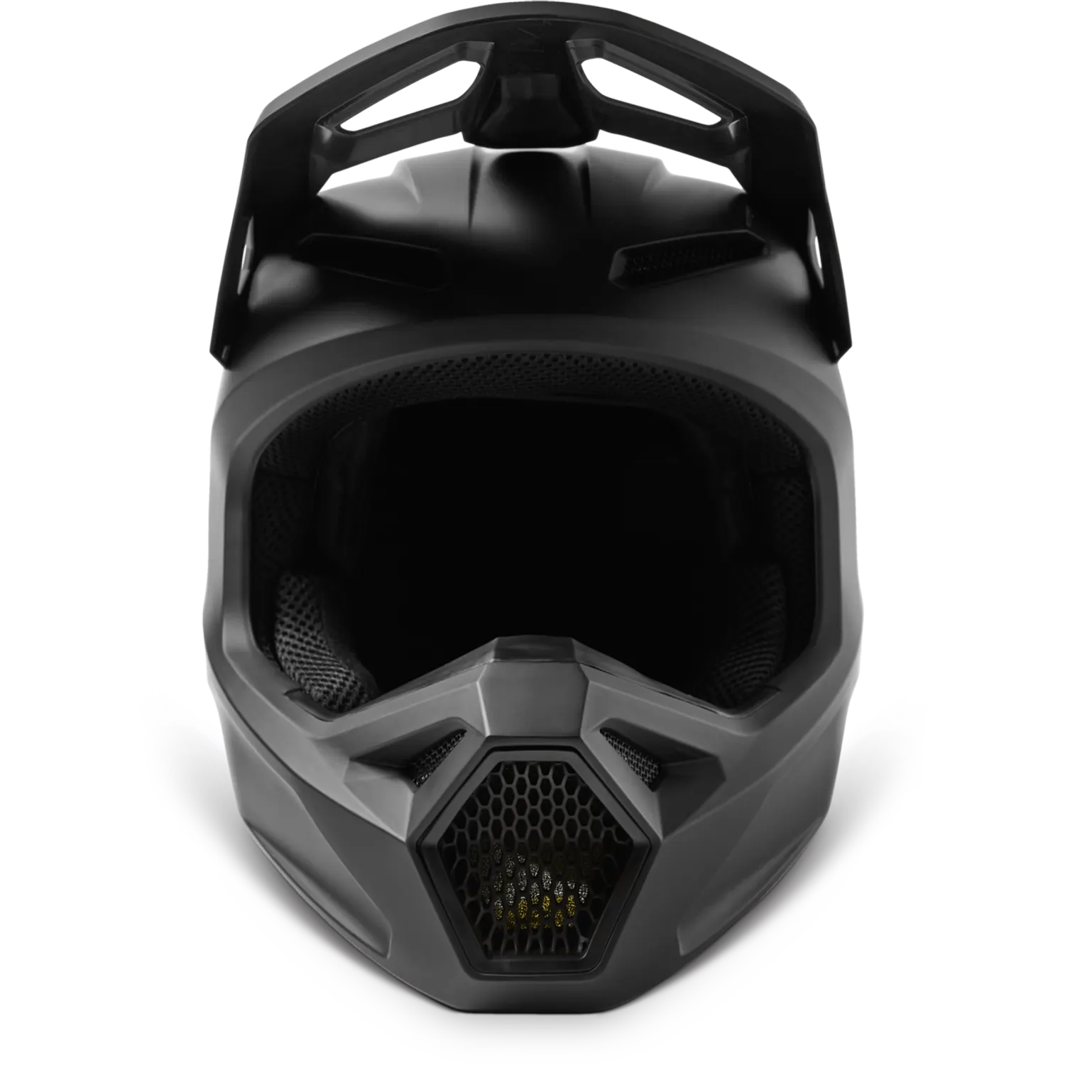 FOX Youth V1 Matte Black Helmet - Jorgensen Powersports