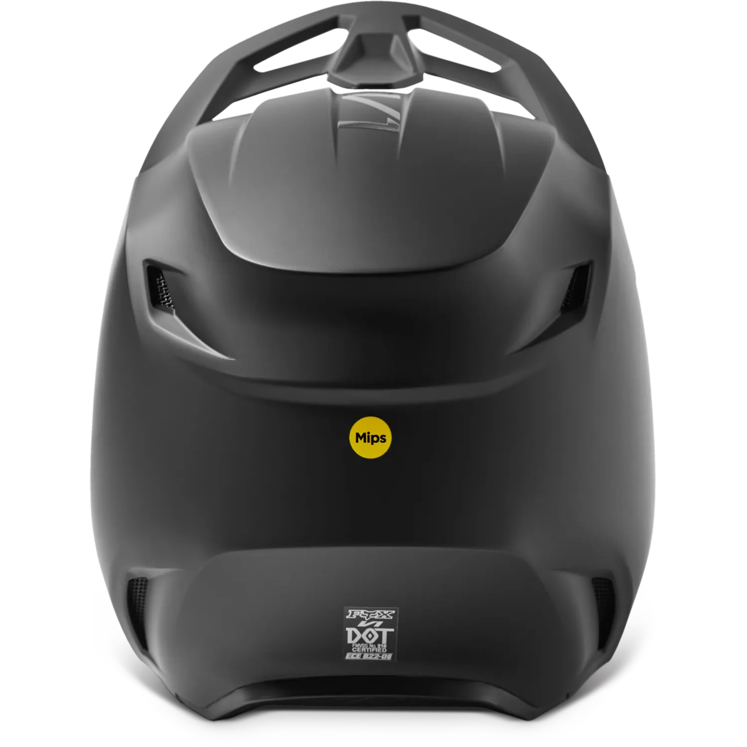 FOX Youth V1 Matte Black Helmet - Jorgensen Powersports