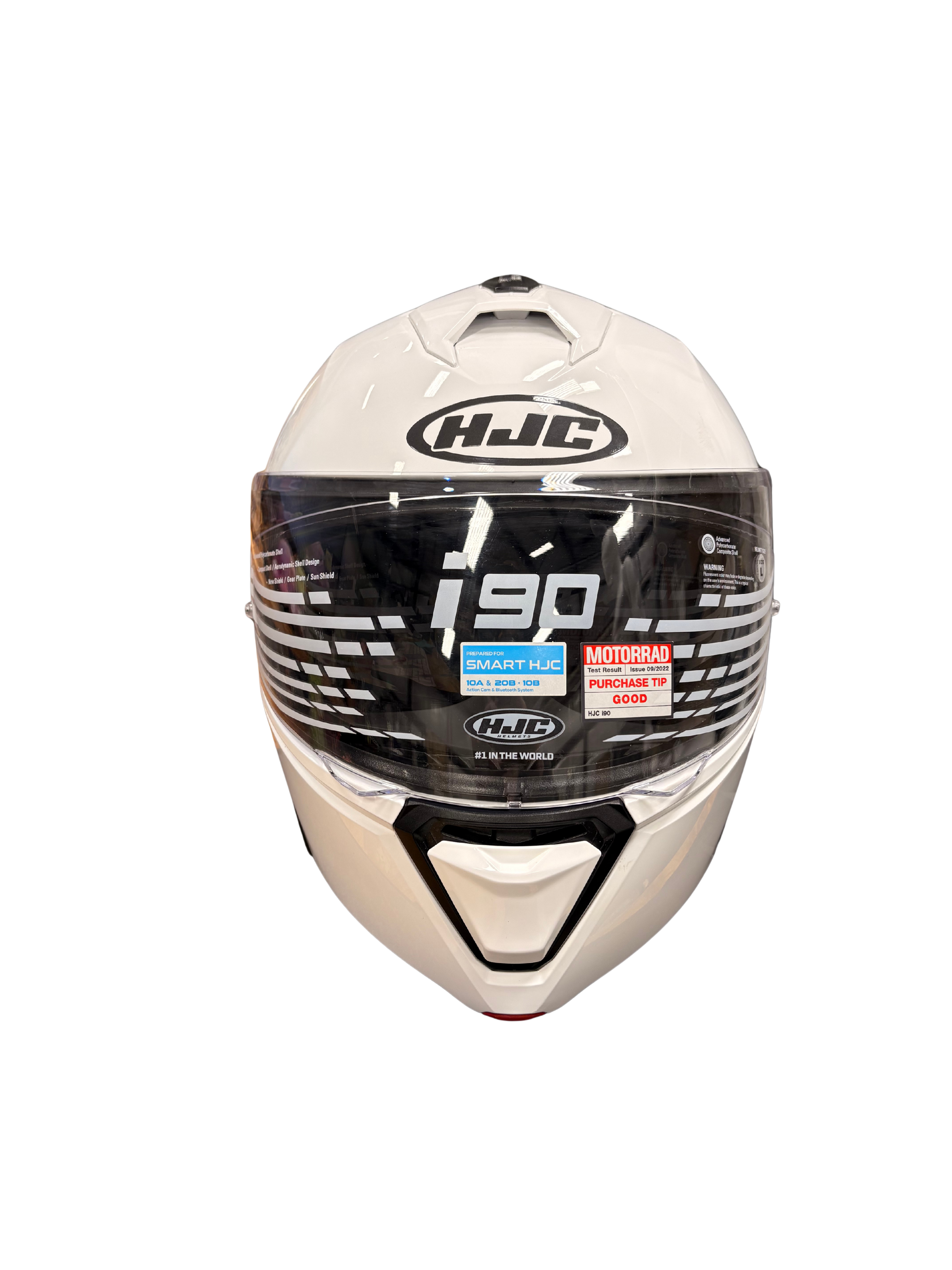 Open-Box: HJC i90 Street Helmet (white) Size Large HJC