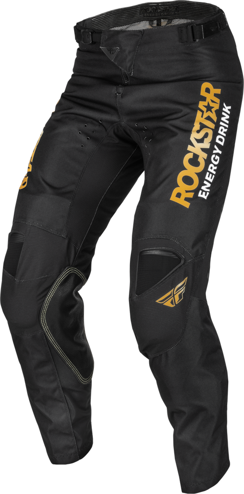 FLY RACING KINETIC ROCKSTAR PANTS BLACK/GOLD Fly
