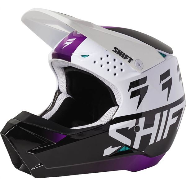 Shift Racing White Label Gloss Youth Helmet Shift