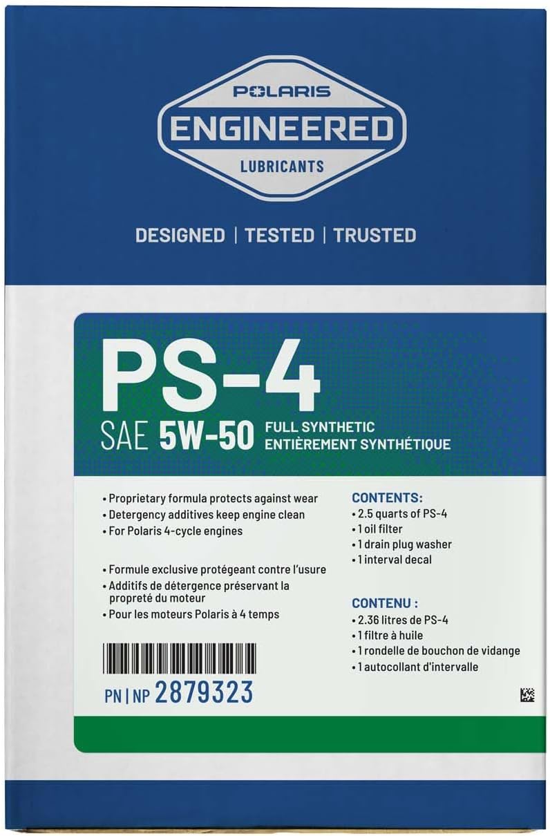 Polaris PS-4 Full Synthetic Oil Change Kit - 2.5 Quarts Polaris