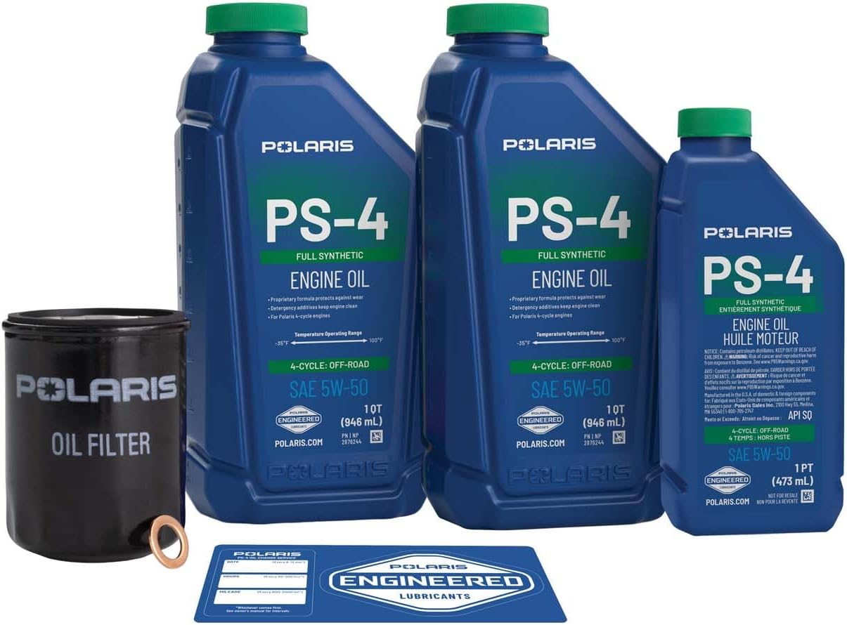 Polaris PS-4 Full Synthetic Oil Change Kit - 2.5 Quarts Polaris