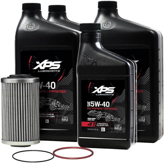 Sea-Doo 4T 5w/40 Full Synthetic Blend Oil Change Kit Sea-Doo