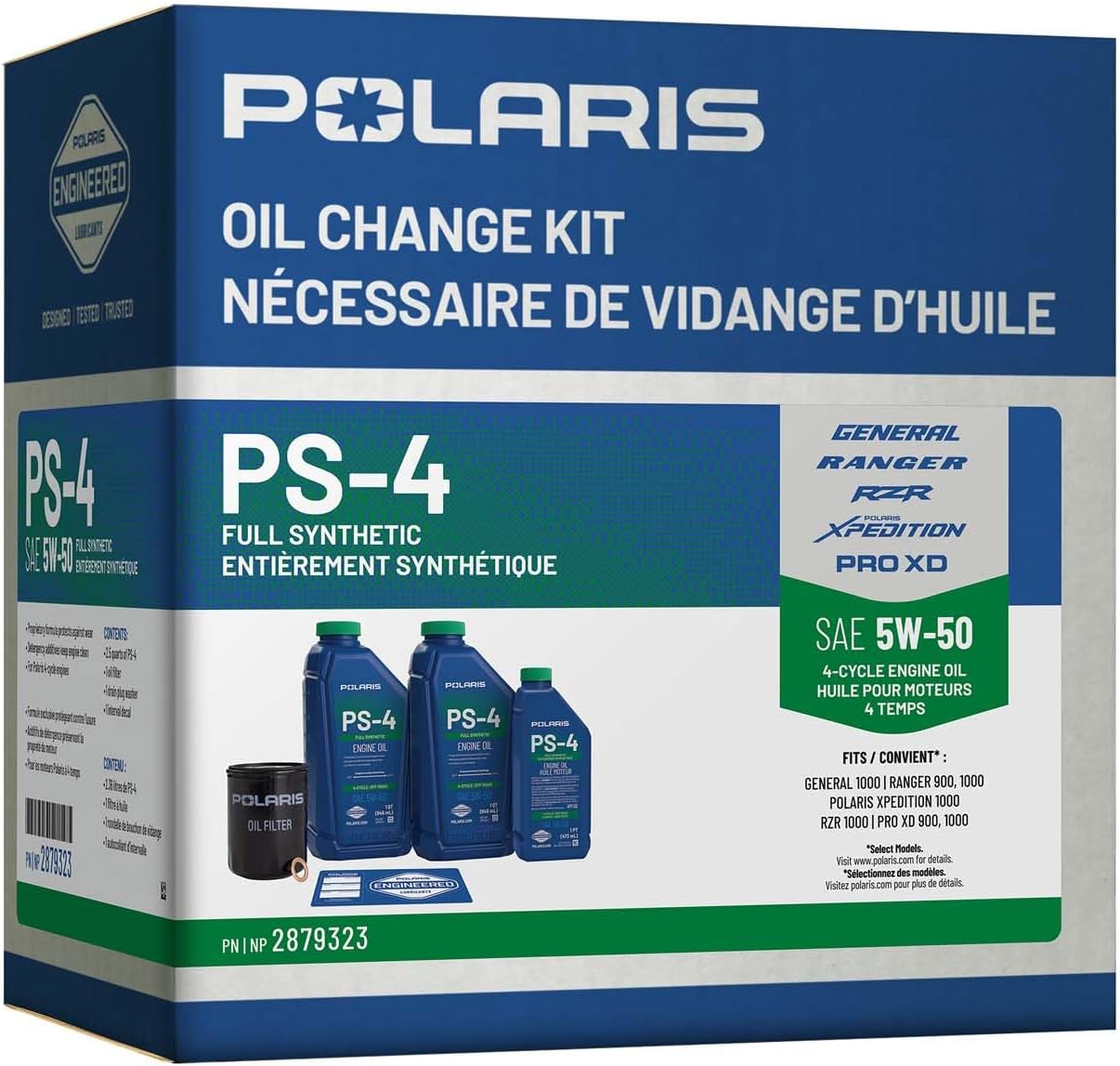 Polaris PS-4 Full Synthetic Oil Change Kit - 2.5 Quarts Polaris