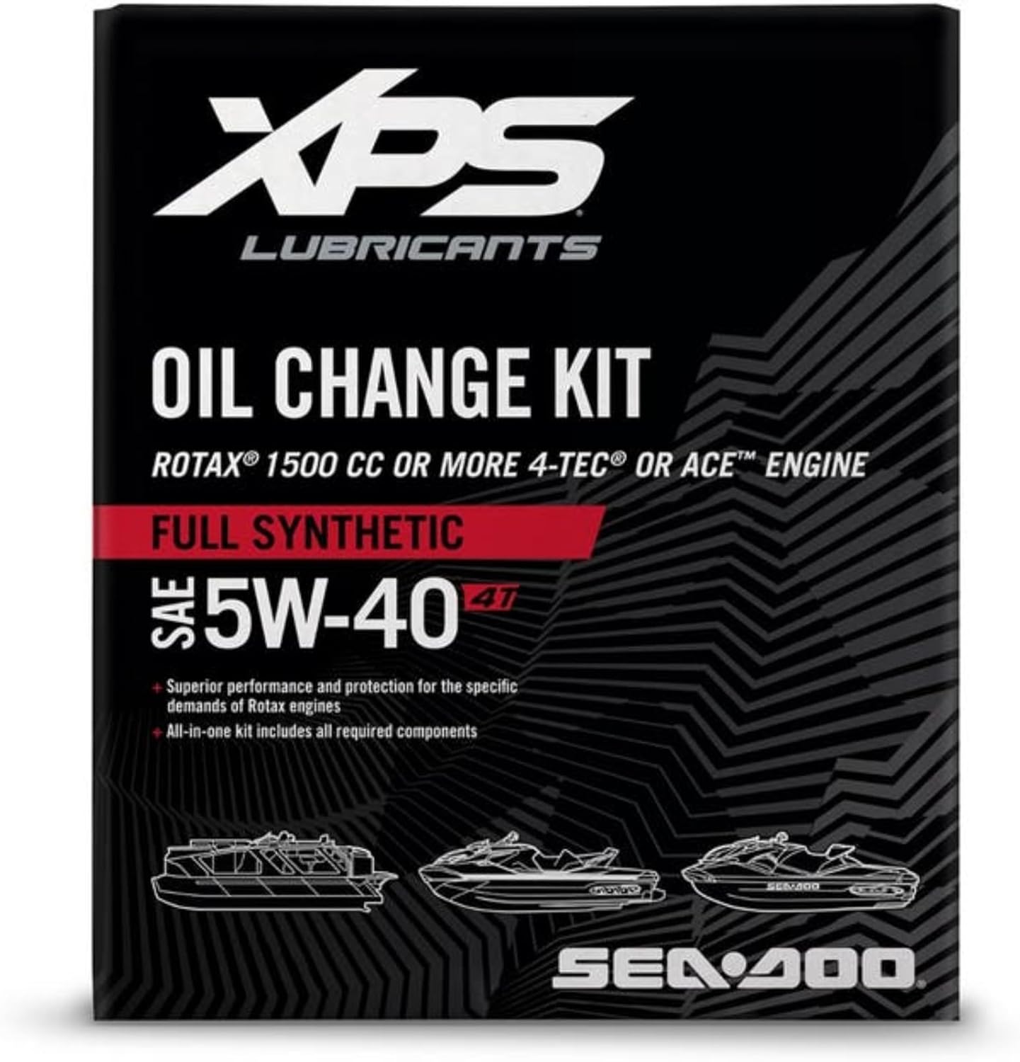 Sea-Doo 4T 5w/40 Full Synthetic Blend Oil Change Kit Sea-Doo