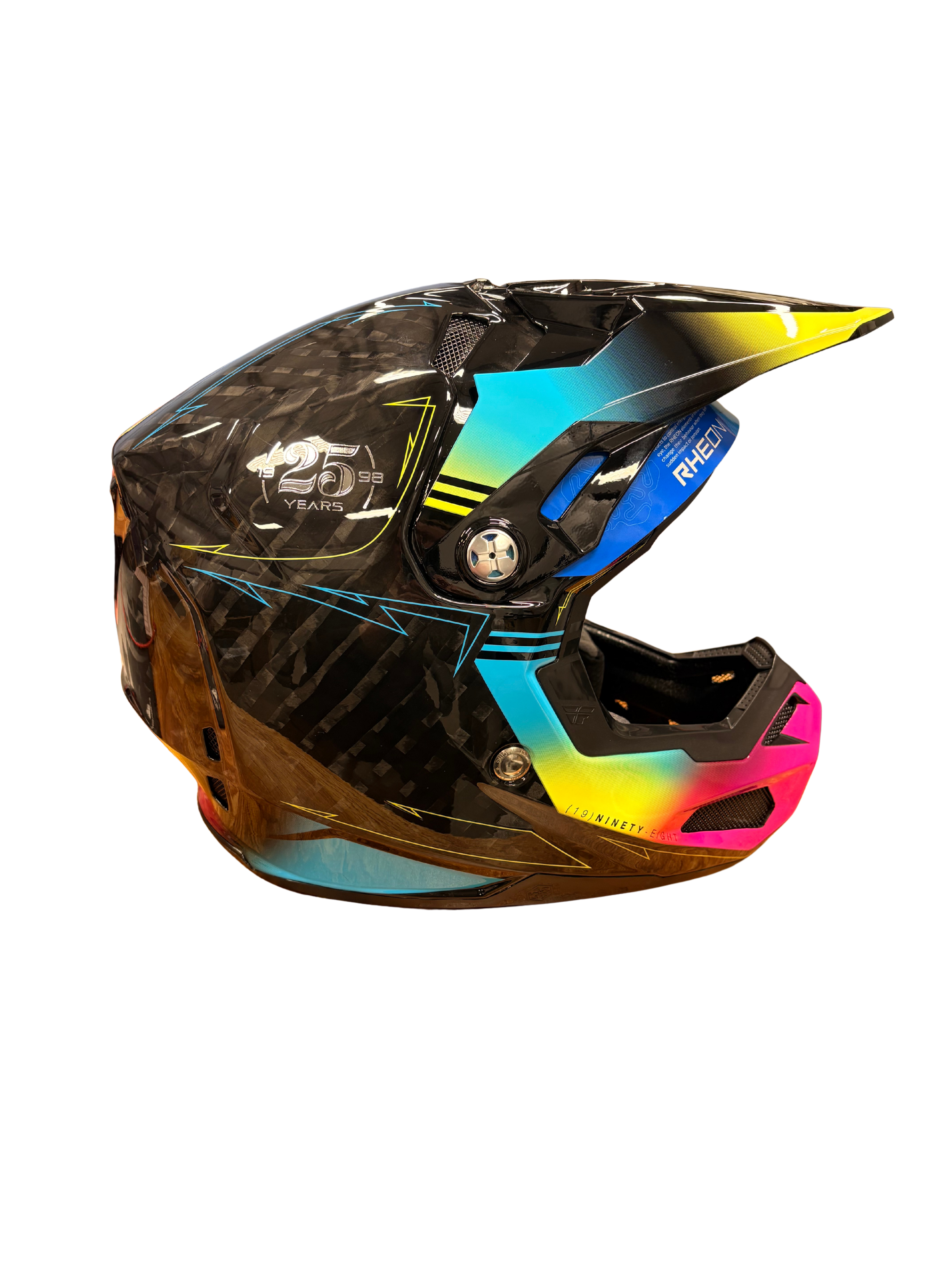 Open Box: Fly Formula S Carbon Legacy Helmet Size Large Fly