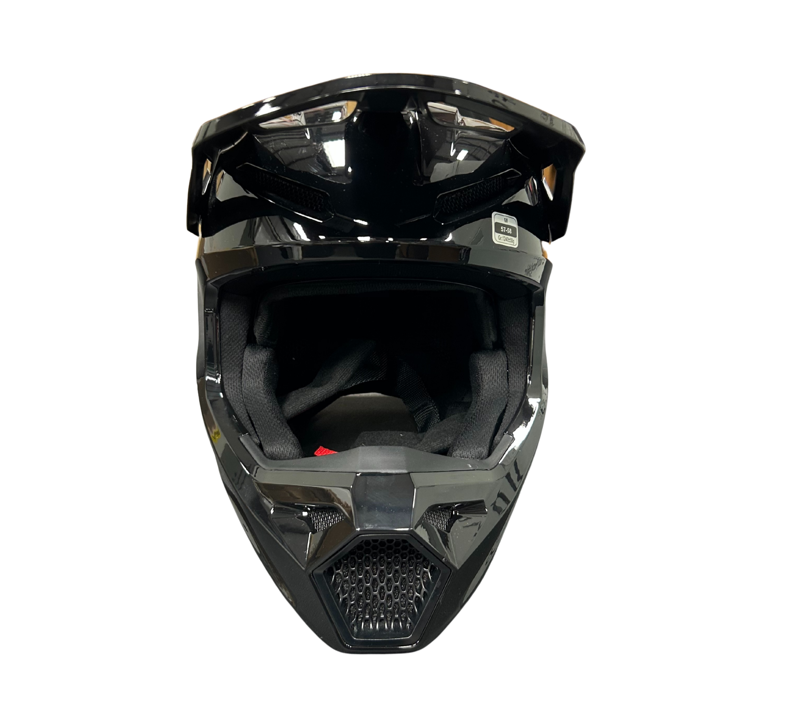 USED: Fox V1 Helmet Black SIZE Medium - Jorgensen Powersports