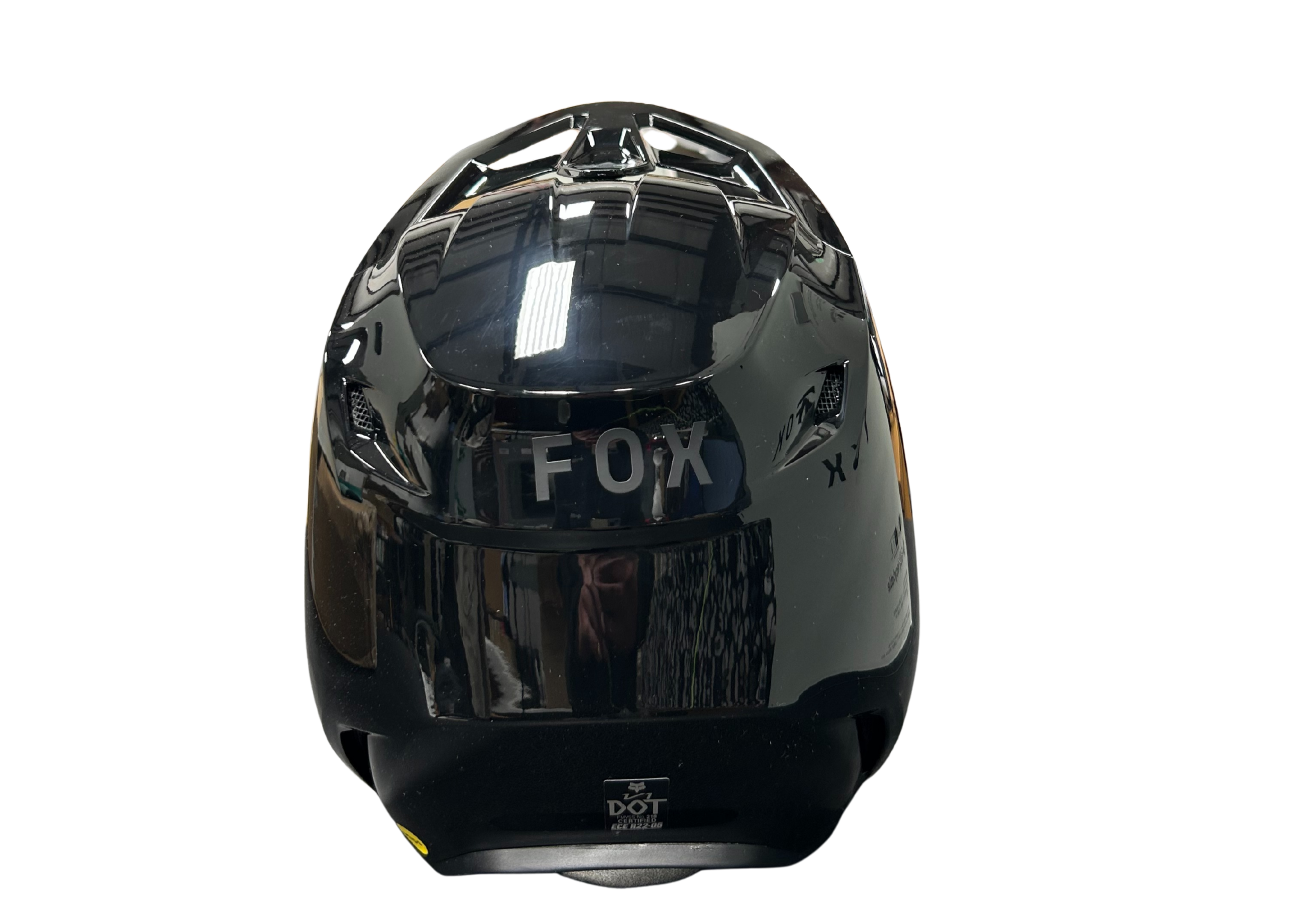USED: Fox V1 Helmet Black SIZE Medium - Jorgensen Powersports
