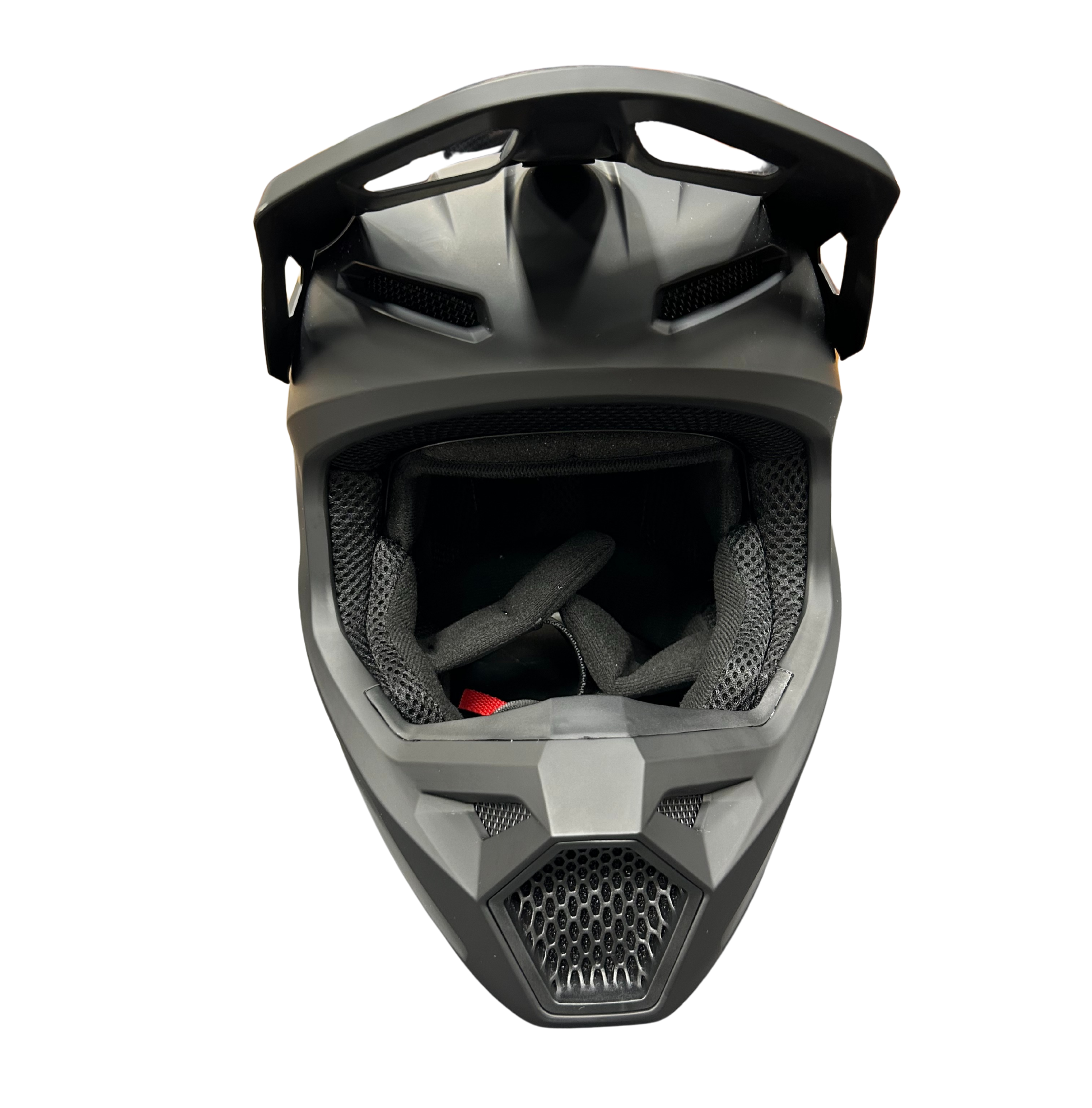 USED: Fox V1 Helmet Youth Matte Black YOUTH LARGE - Jorgensen Powersports