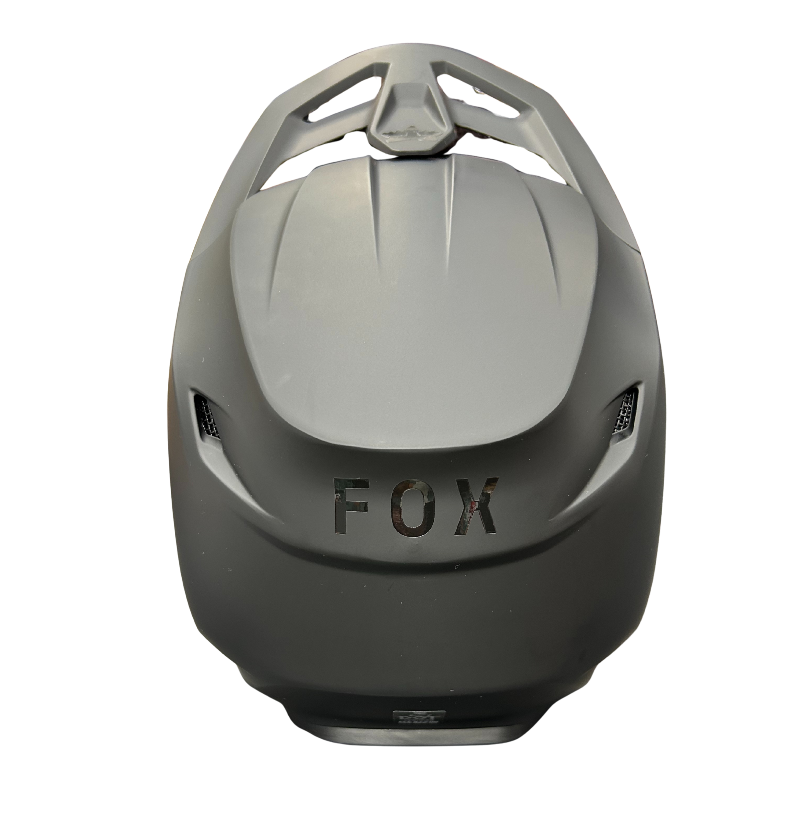 USED: Fox V1 Helmet Youth Matte Black YOUTH LARGE - Jorgensen Powersports