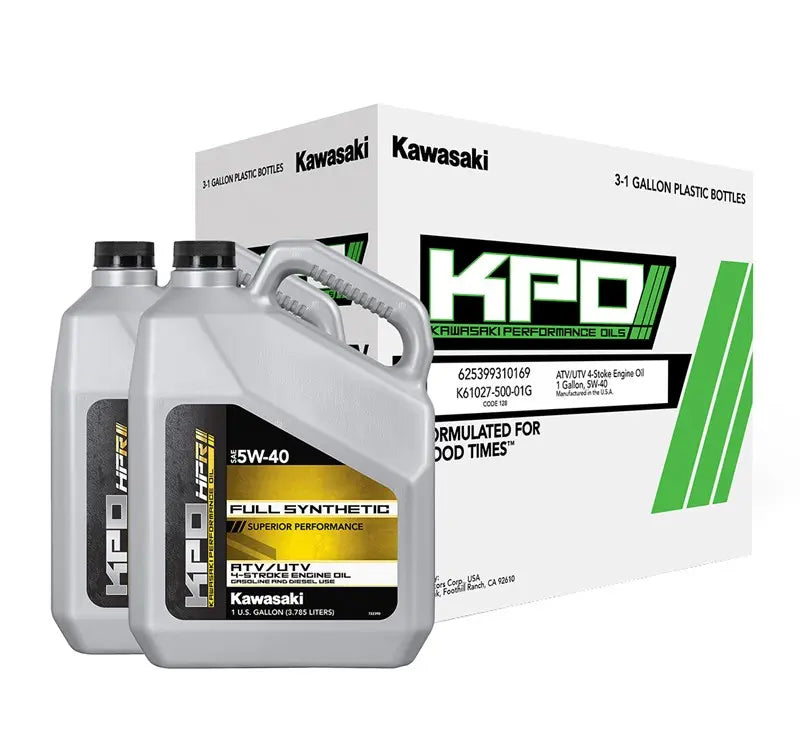 KPO UTV & ATV Full Synthetic 4-Stroke Engine Oil, 5W-40 Kawasaki