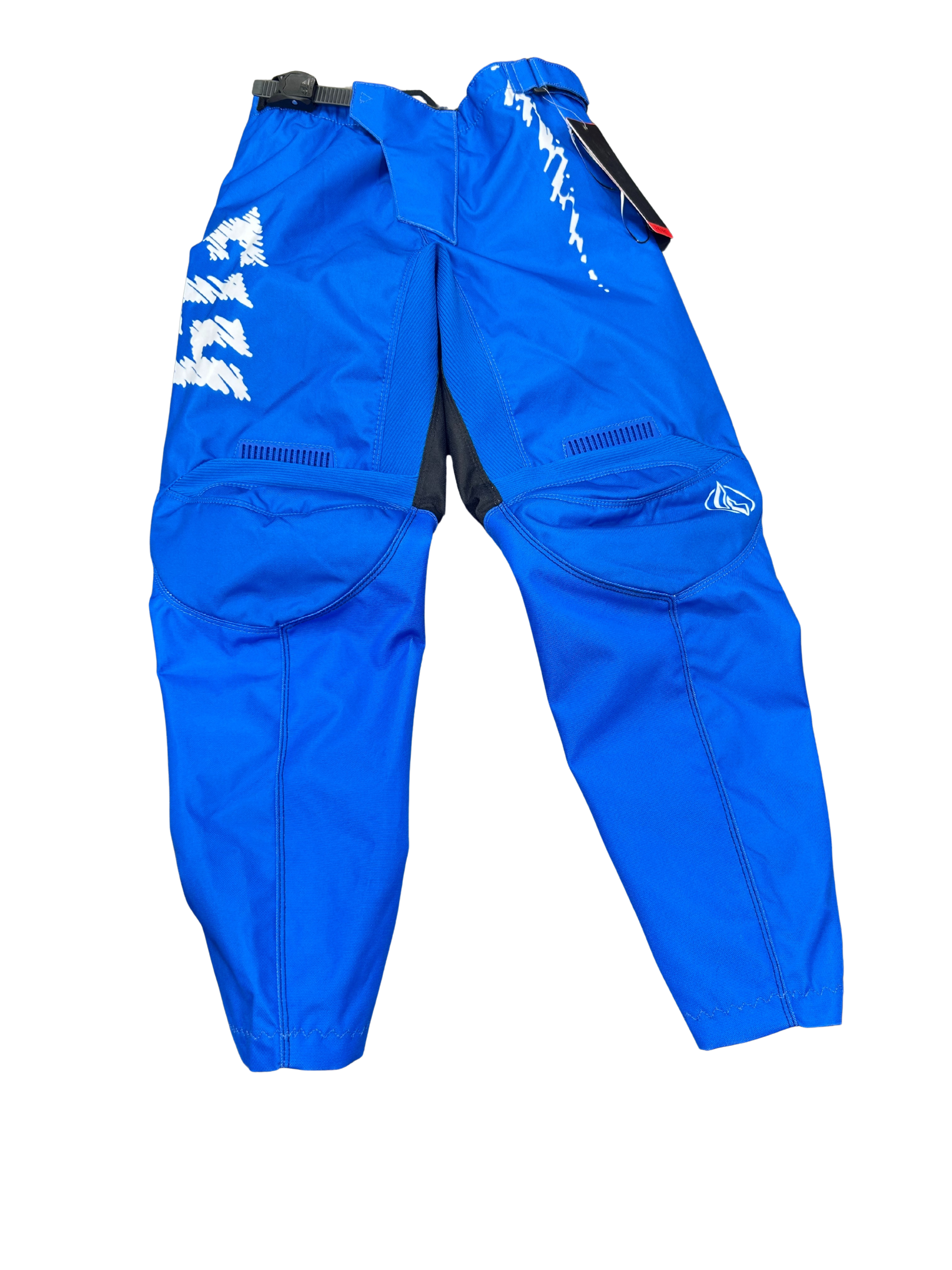 USED: FLY RACING YOUTH F-16 PANTS TRUE BLUE/WHITE SZ 26 - Jorgensen Powersports