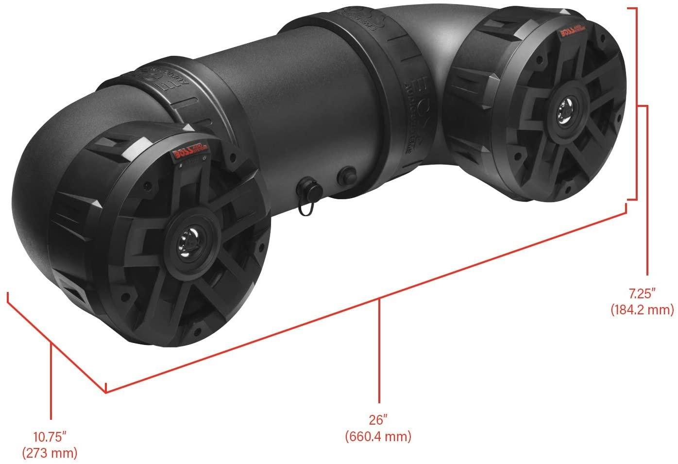 BOSS Automotive Parts and Accessories BOSS Audio 450w Bluetooth All Terrain Sound System ATVB6.5R B07H1J6NPN Jorgensen Powersports