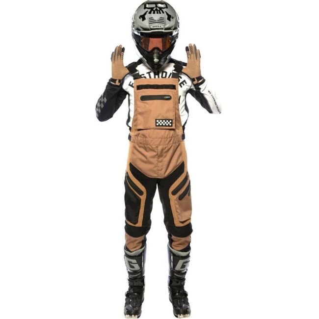 Can-Am Mototrail Men’s Off-Road Bib Overalls – 4-Way Stretch, Vented Thigh Pockets Can-Am