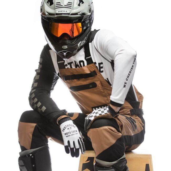 Can-Am Mototrail Men’s Off-Road Bib Overalls – 4-Way Stretch, Vented Thigh Pockets Can-Am