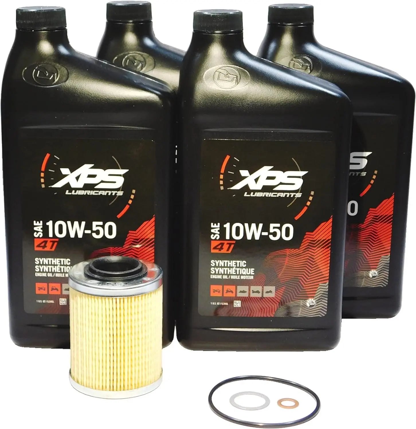 Can-Am New OEM 4T 10W-50 Synthetic Blend Oil Change Kit Rotax 900 Can-Am