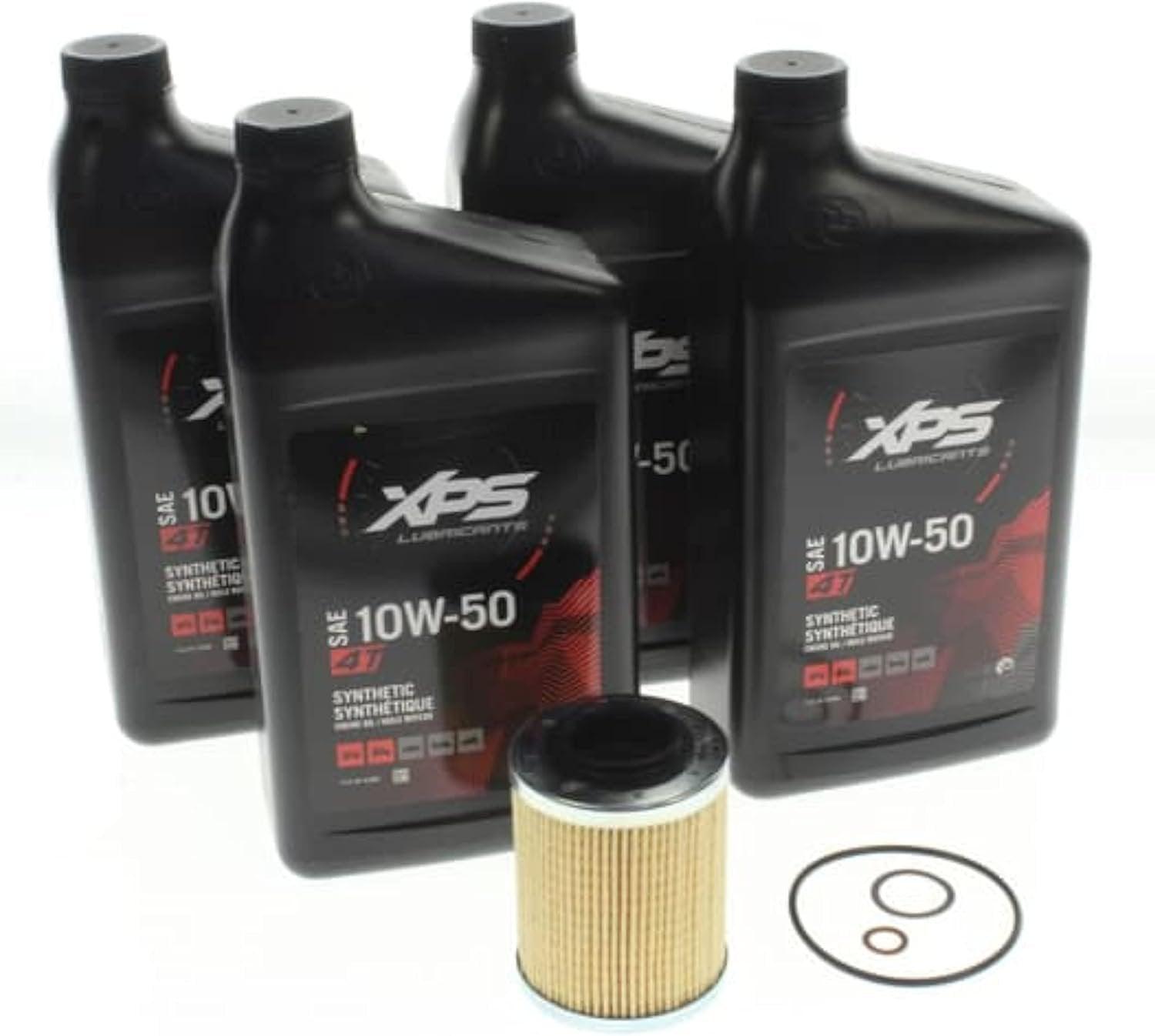 Can-Am Automotive Can-Am New OEM 4T 10W-50 Synthetic Blend Oil Change Kit Rotax 900 9779261 B0BTMQKFMC Jorgensen Powersports