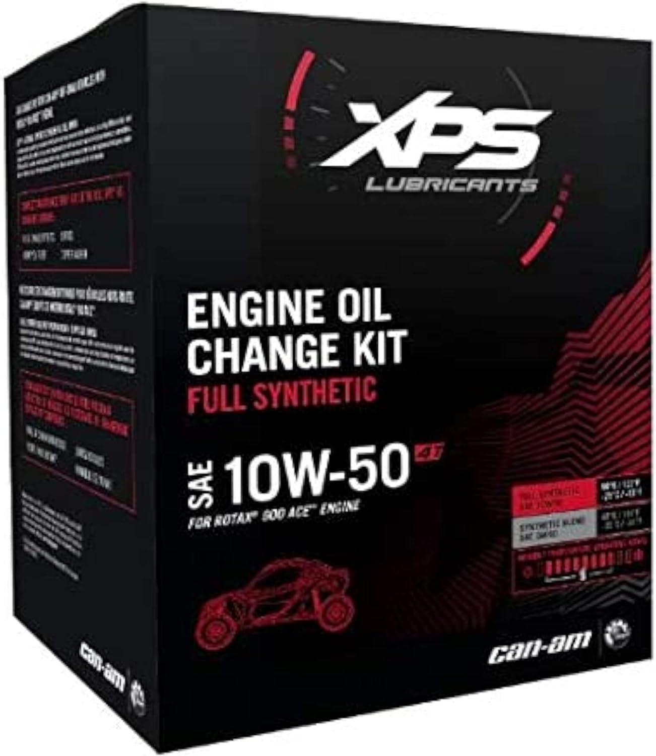 Can-Am Automotive Can-Am New OEM 4T 10W-50 Synthetic Blend Oil Change Kit Rotax 900 9779261 B0BTMQKFMC Jorgensen Powersports