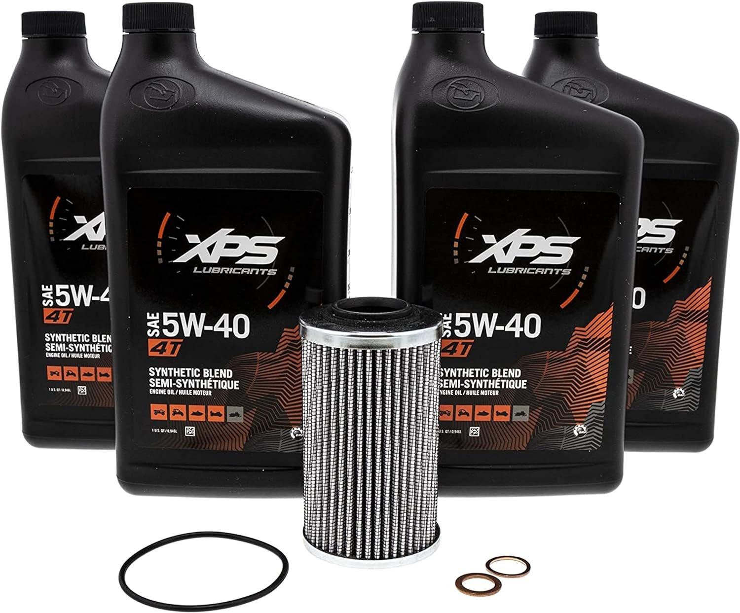 CAN AM Automotive Parts and Accessories Can Am 4T 5w/40 Synthetic Oil Change Kit 9779247 9779247 B0BTMPQWG7 Jorgensen Powersports