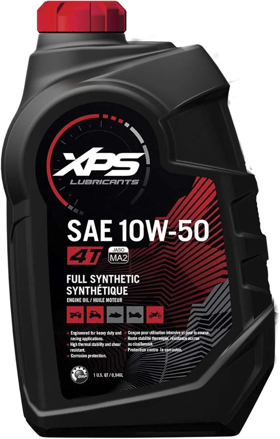 CAN AM Automotive Parts and Accessories Can Am BRP XPS 4T 10w/50 Full Synthetic Oil, 1 Quart 779234 195532000531 Jorgensen Powersports