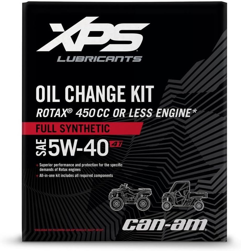 Can-Am Automotive Parts and Accessories Can Am BRP XPS 4T Full Synthetic Oil Change Kit 5w/40 9779487 B0DRMRNN5R Jorgensen Powersports