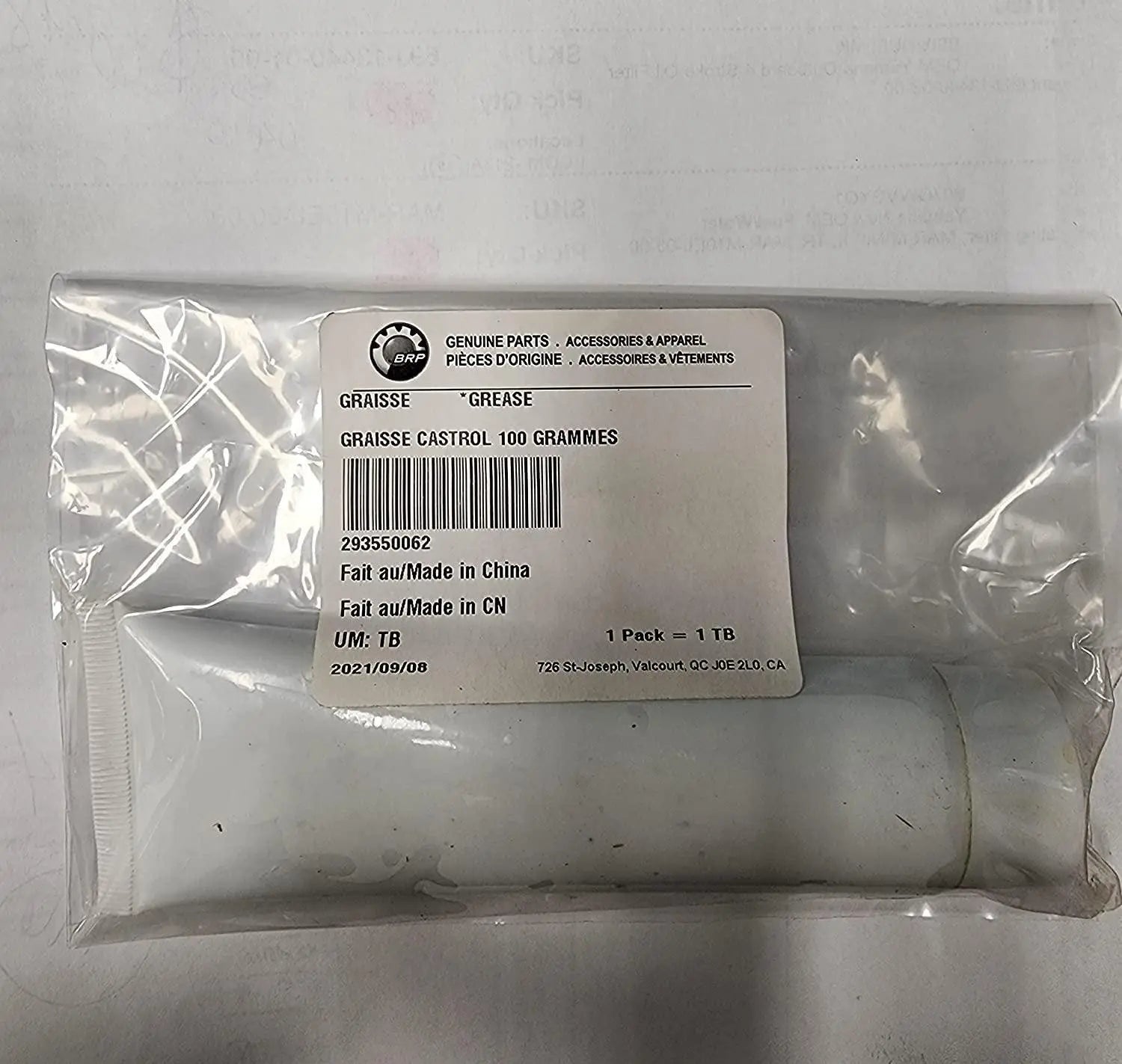 CAN AM Automotive Parts and Accessories Can Am Graisse Grease 293550062 Jorgensen Powersports