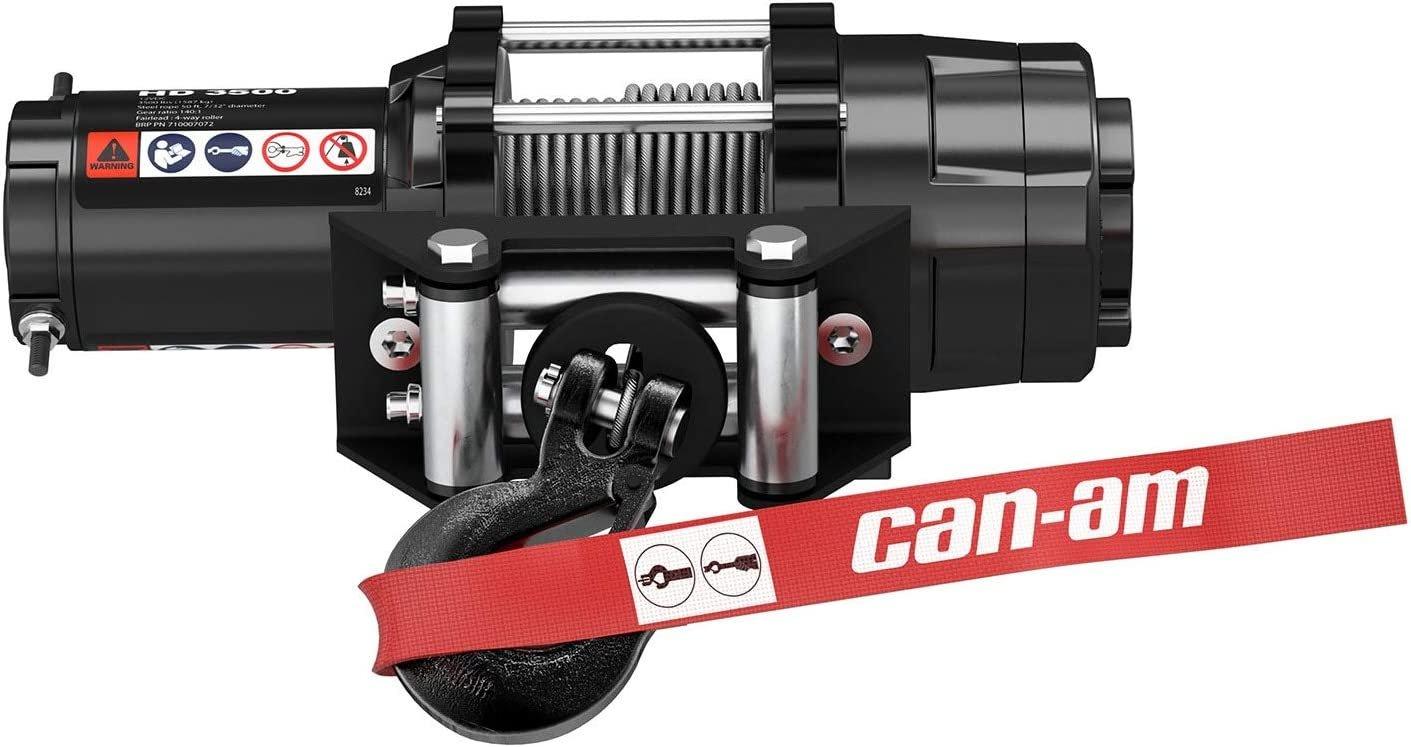 CAN AM Automotive Parts and Accessories Can Am HD 3500 Wire Cable Winch 715006415 B07STY172B Jorgensen Powersports