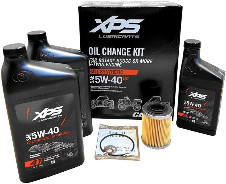 CAN AM Automotive Parts and Accessories Can Am Maverick Commander Defender Trail 5W40 Full Syn Oil Change Kit 9779488 810073136991 Jorgensen Powersports