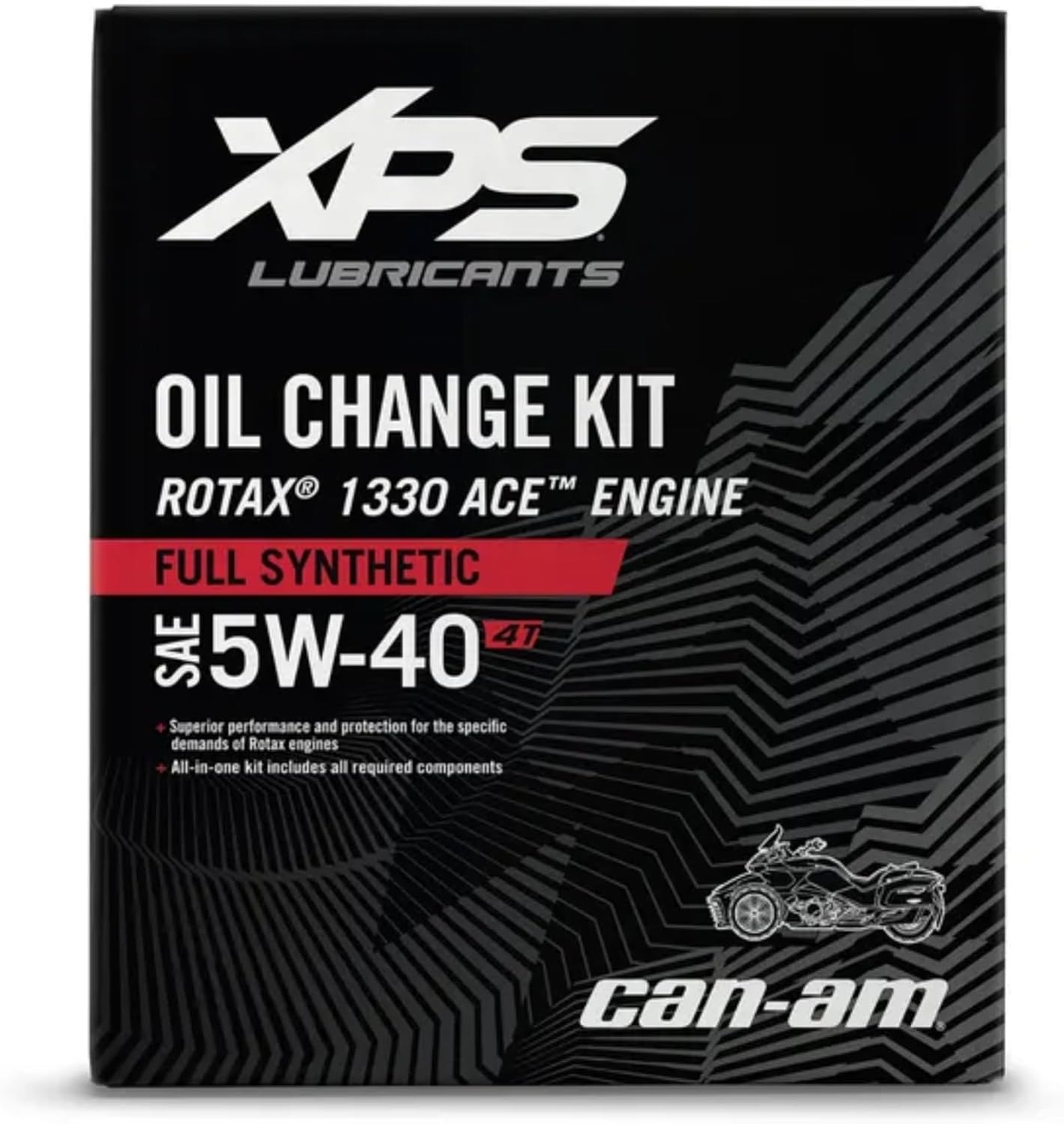 CAN AM Automotive Parts and Accessories Can-Am New OEM Spyder Oil Change Kit 5W40 for Rotax 1330, 9779249, 9779484 9779484 Jorgensen Powersports