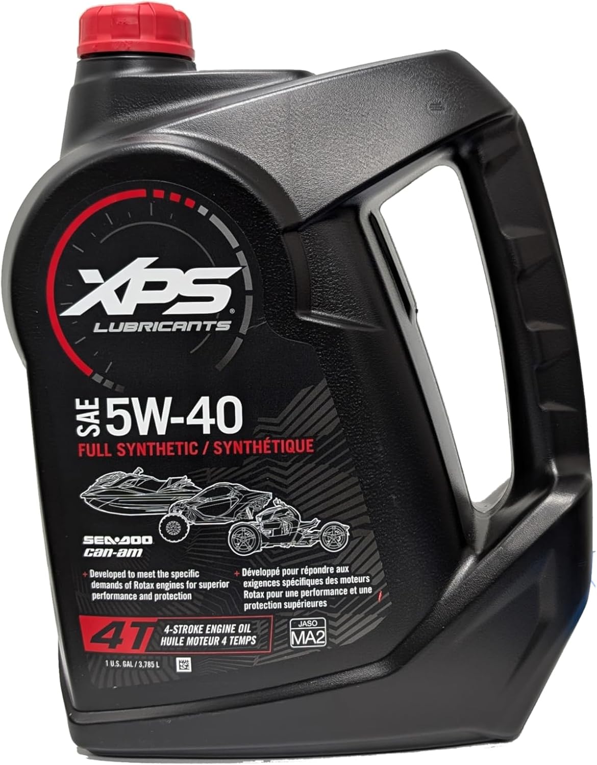 CAN AM Automotive Parts and Accessories Can Am XPS 4T Full Synthetic 5x/40 Oil - 1 Gallon 9779493 9779493 B0DF8BKN4V Jorgensen Powersports