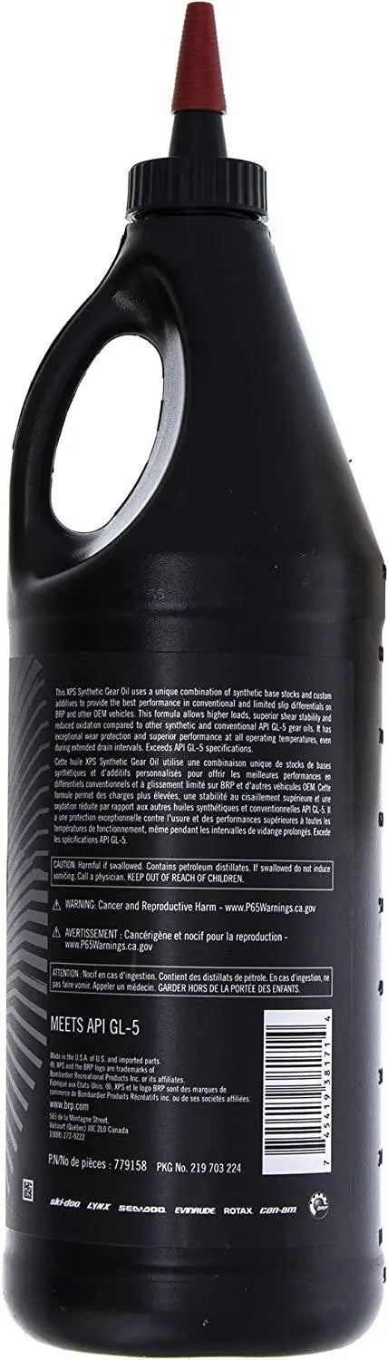 Can Am XPS Synthetic Gear Oil - 1 Quart CAN AM