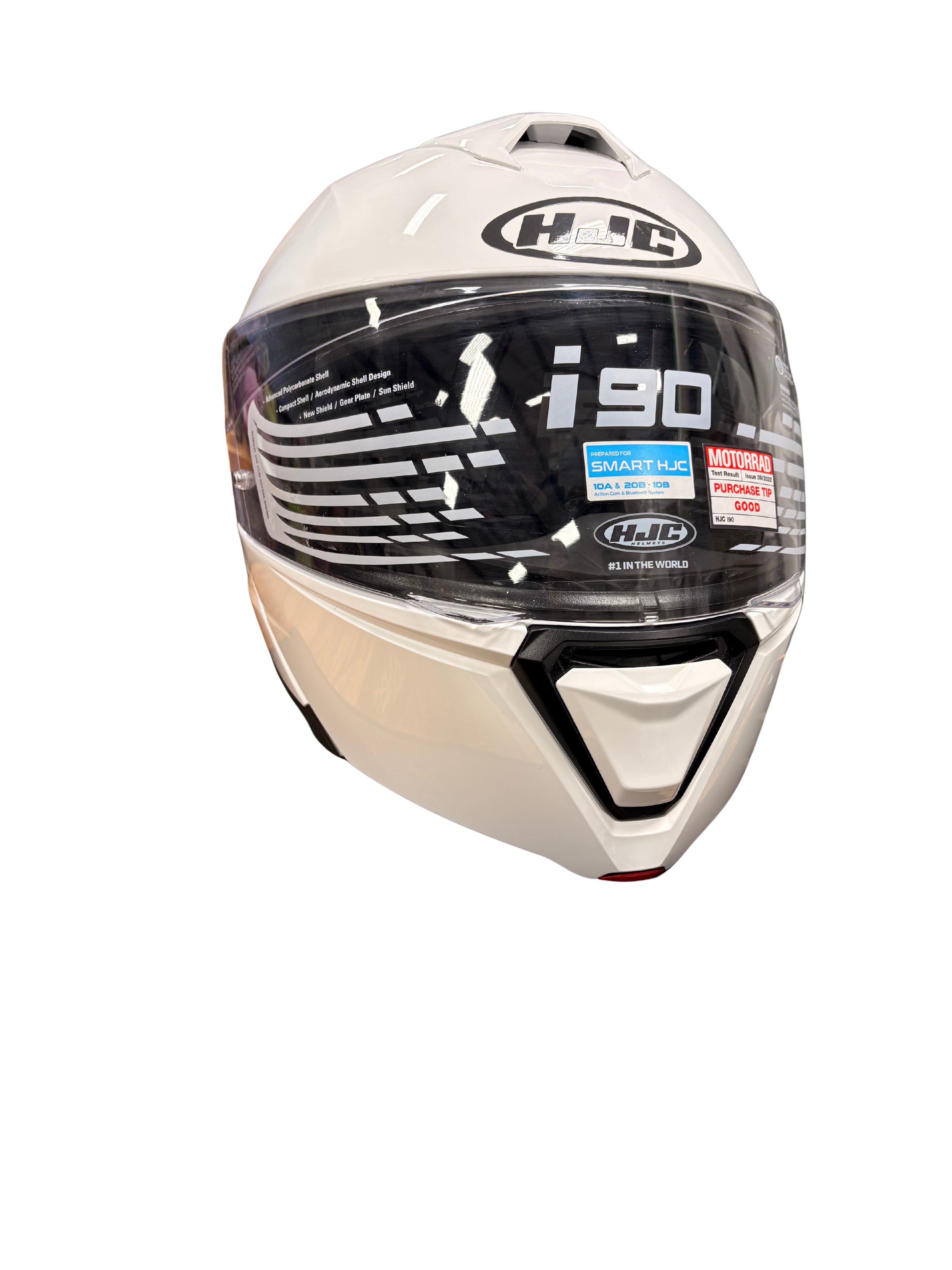 Open-Box: HJC i90 Street Helmet (white) Size Large HJC