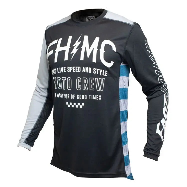 FastHouse Apparel Small / Black/Silver Fasthouse Grindhouse Cypher Jersey 2740-0708 843520130778 Jorgensen Powersports