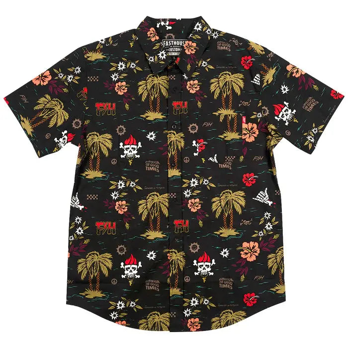 FastHouse Apparel Small FastHouse Tribe Button-Up Shirt 1612-0008 843520193322 Jorgensen Powersports
