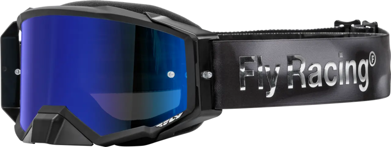 Fly Apparel Black/Grey Camo w/Dark Blue Mirror/Smoke Lens Fly Zone Elite Goggles 37-51904 191361460395 Jorgensen Powersports