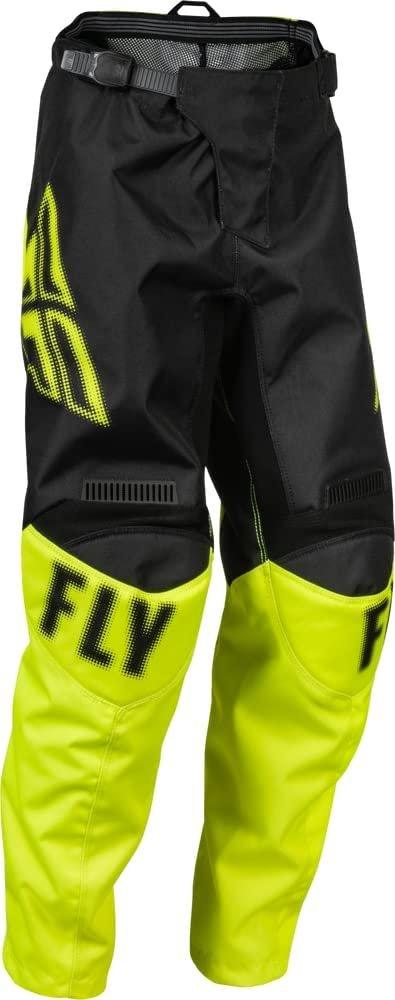 Fly Apparel BLACK/HI-VIS / 24 Fly F-16 Youth Pants 376-23024 B0B3MGLX9T Jorgensen Powersports