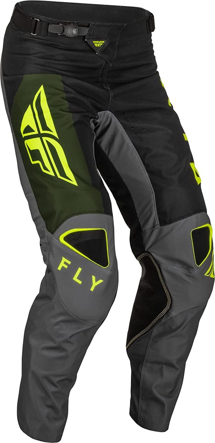 Fly Apparel Black/Olive Green/Hi-Vis / 34 Fly Kinetic Fuel Pants 376-53134 B0B3M5D4QX Jorgensen Powersports