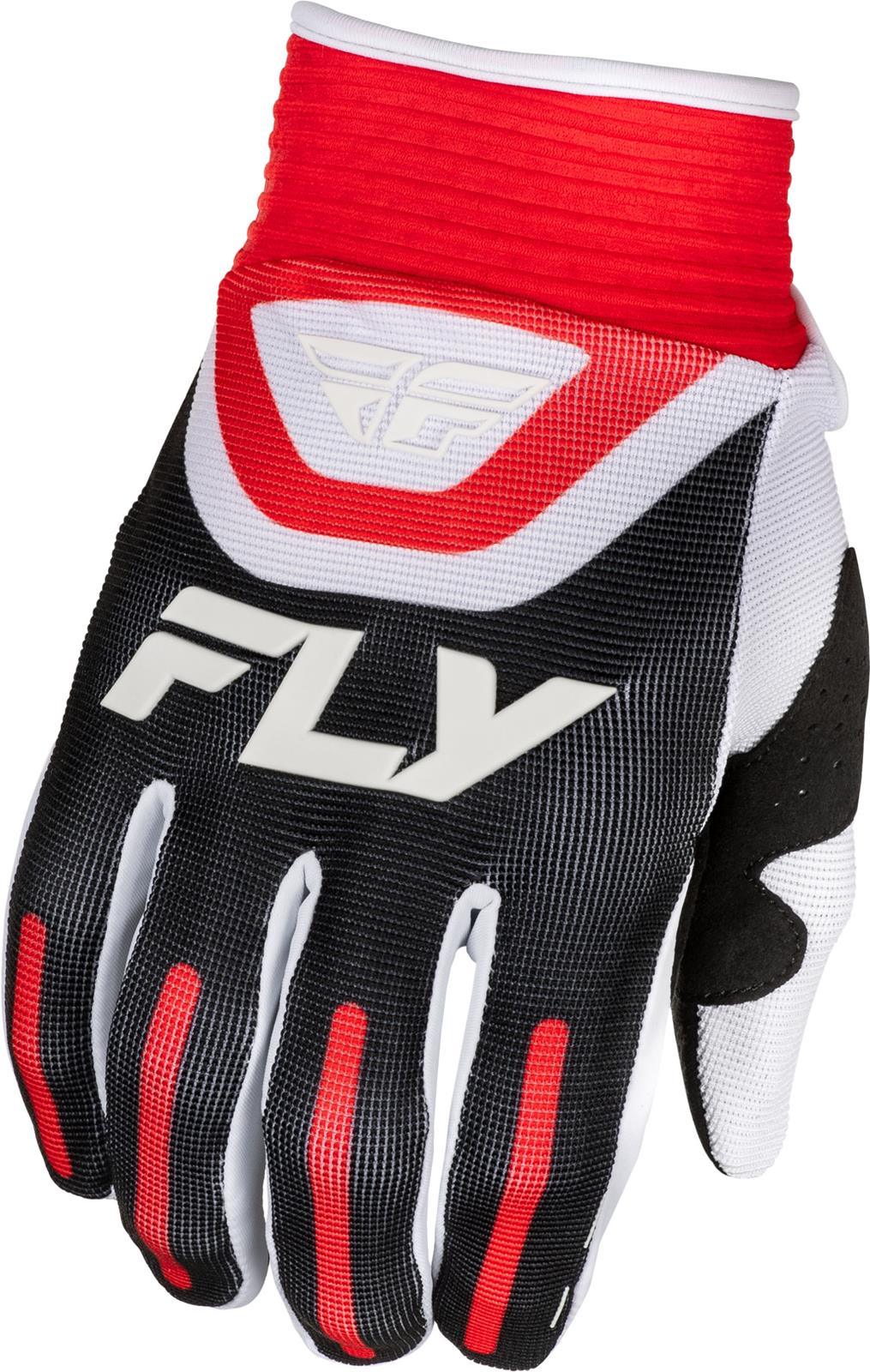 Fly Apparel Black/Red/White / Youth Medium Fly F-16 Gloves Youth 2025 378-910YL B0D9CBP21M Jorgensen Powersports