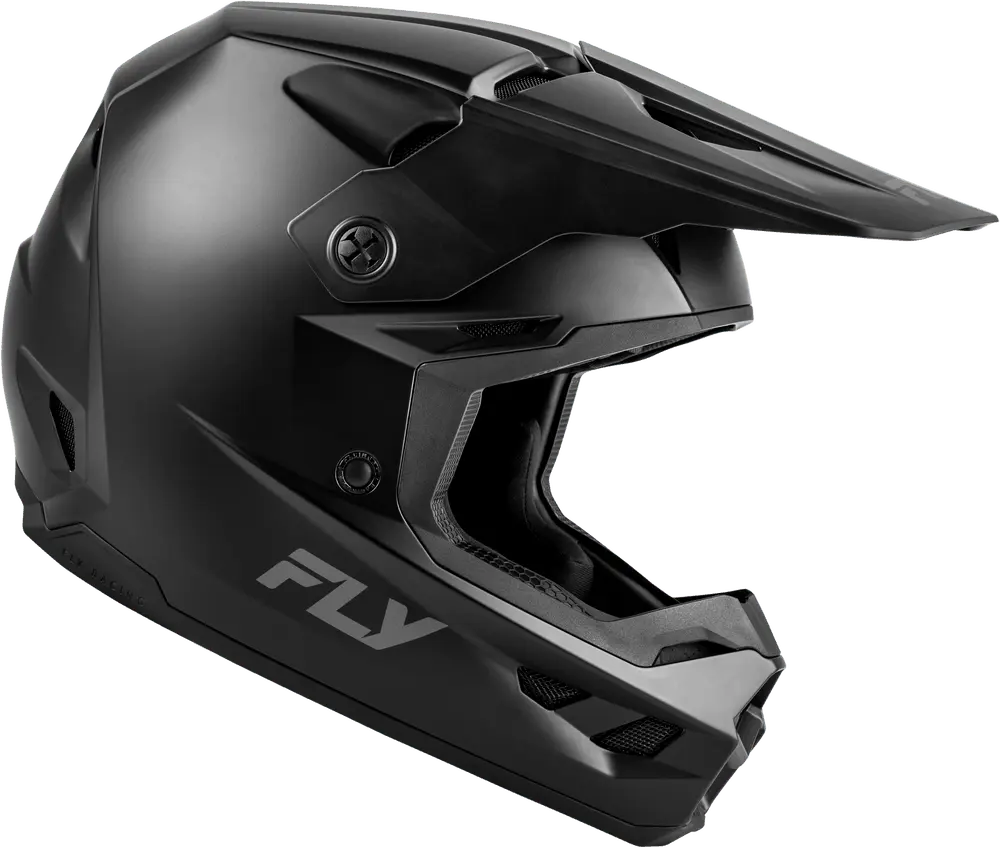 Fly Apparel Black / Small (S) Fly Kinetic Solid Helmet 2025 73-8673S Jorgensen Powersports