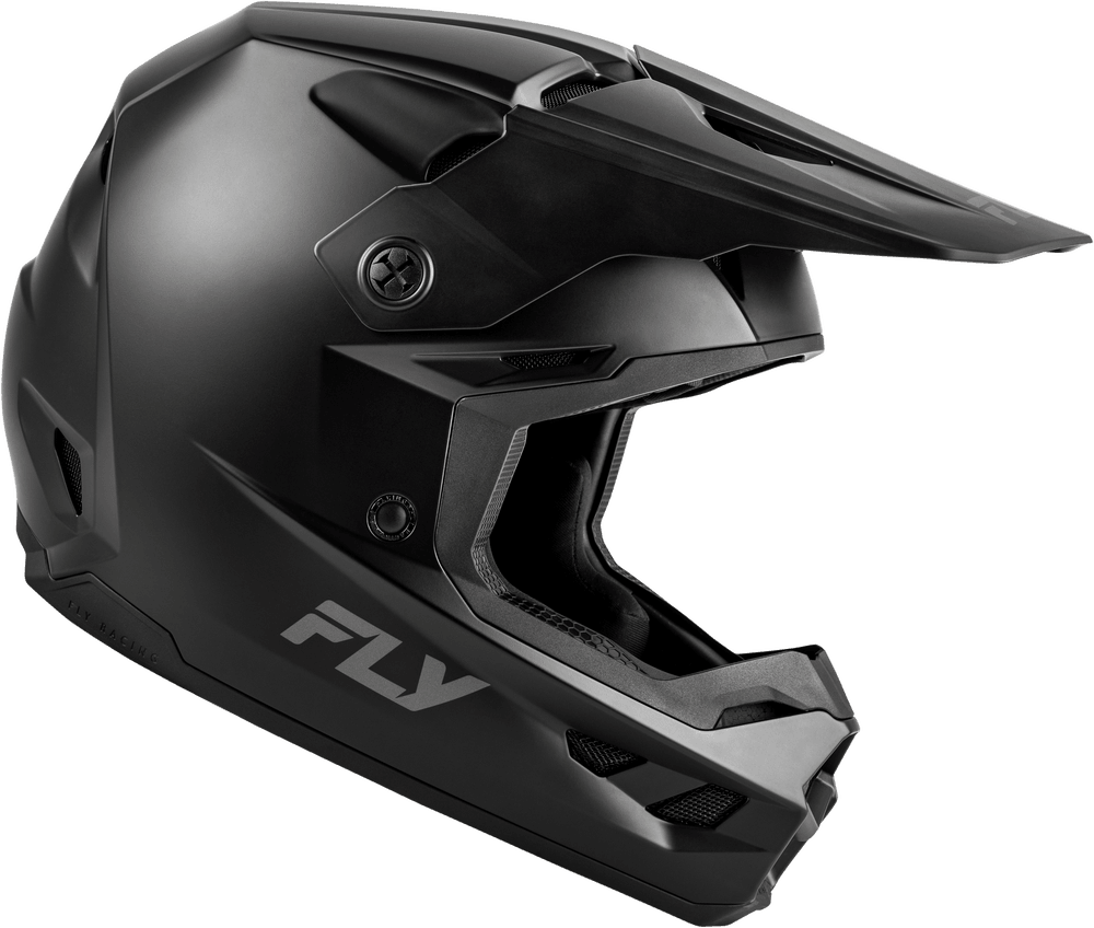Fly Apparel Black / Small (S) Fly Kinetic Solid Helmet 2025 73-8673S Jorgensen Powersports