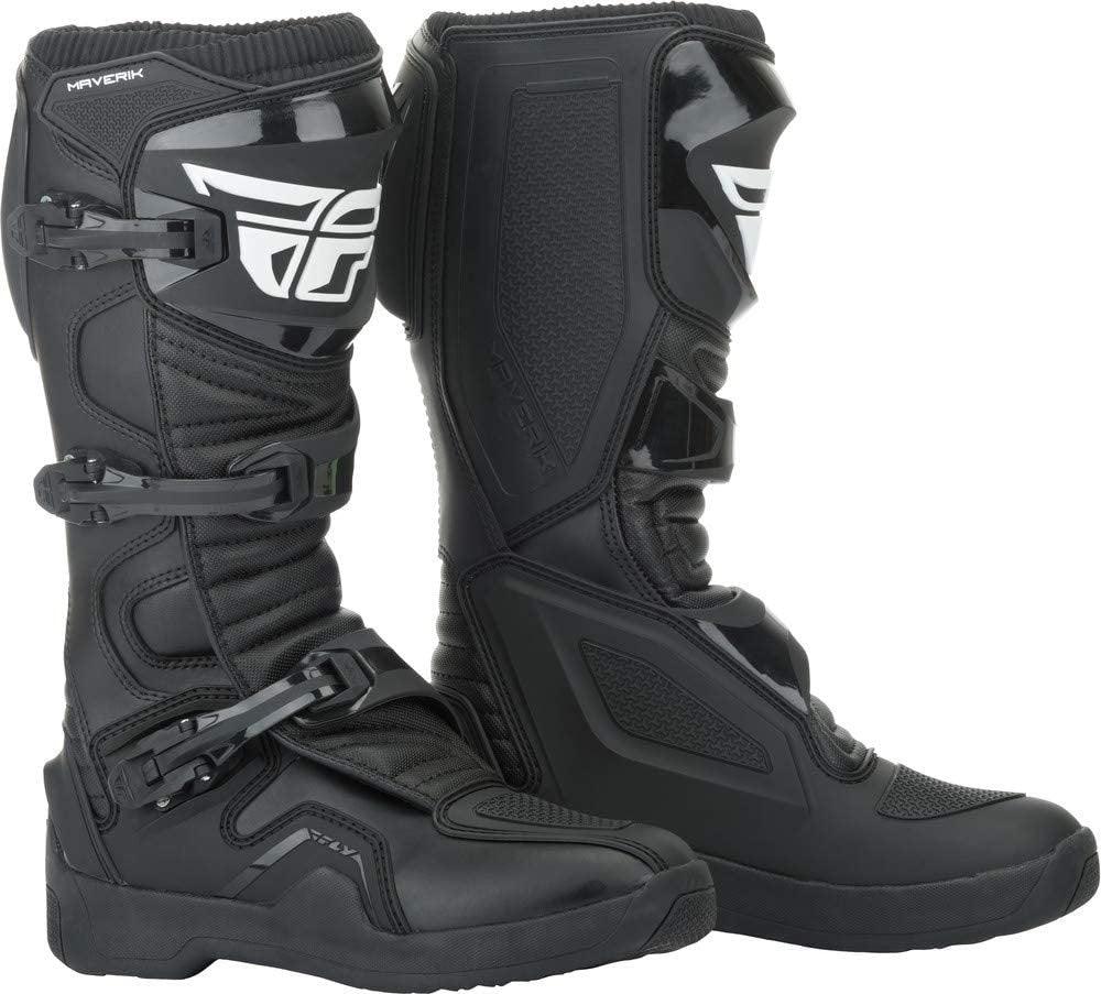Fly Apparel Black/White / 11 Fly Maverick Enduro Boots 364-67111 B07DTZX2CF Jorgensen Powersports