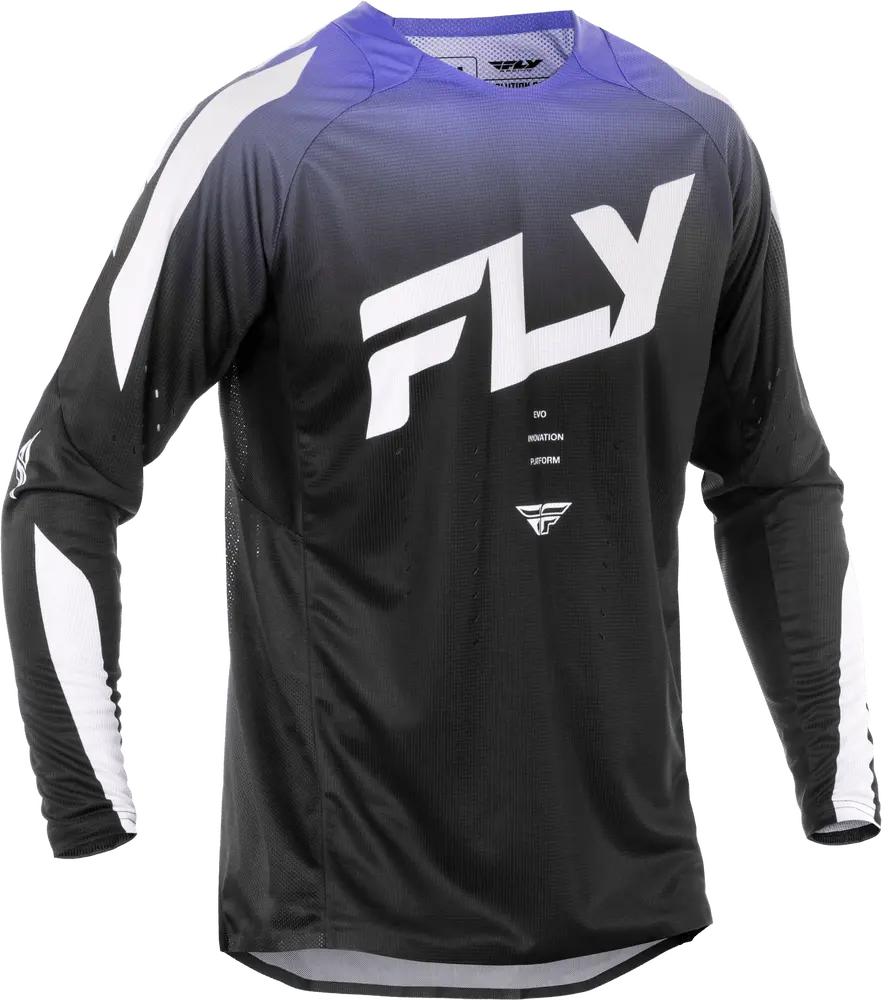 Fly Apparel Black/White/Purple / Medium Fly Evolution DST Jersey 2025 378-120M 191361475306 Jorgensen Powersports