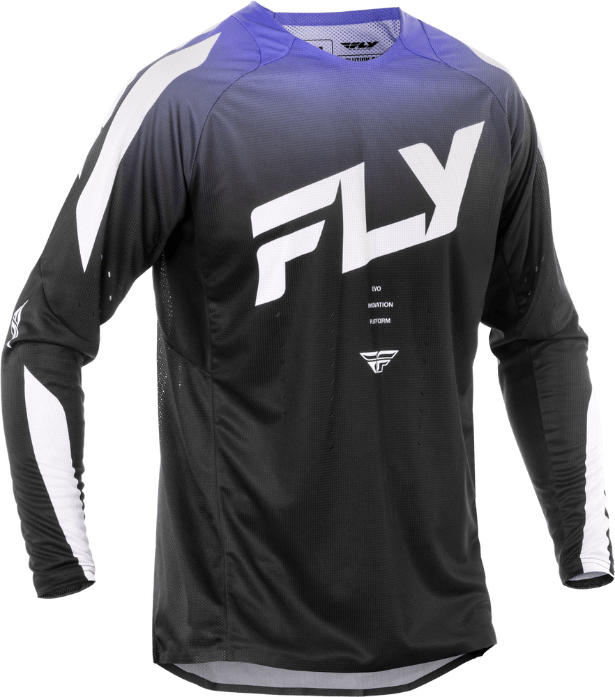 Fly Apparel Black/White/Purple / Medium Fly Evolution DST Jersey 2025 378-120M 191361475306 Jorgensen Powersports