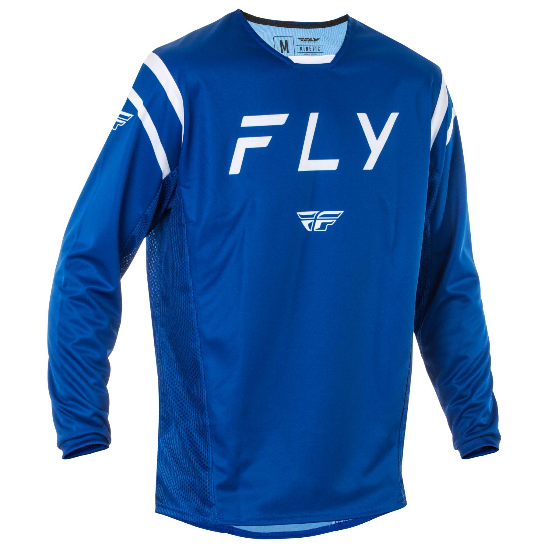 Fly Apparel Blue / Medium Fly Kinetic Center Jersey 2025 378-521M 191361478048 Jorgensen Powersports