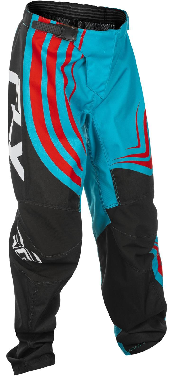 Fly Apparel Cyan/Black/Red / 22 Fly F-16 Pants Youth 2025 378-23122 Jorgensen Powersports
